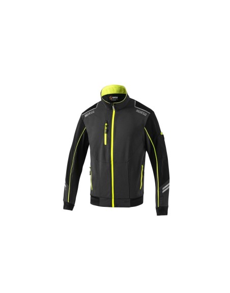 Chaqueta Deportiva para Hombre Sparco Tech TW Amarillo Gris