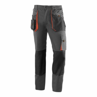 Sikkerhedsbukser JUBA Top Range Sort Grå Orange