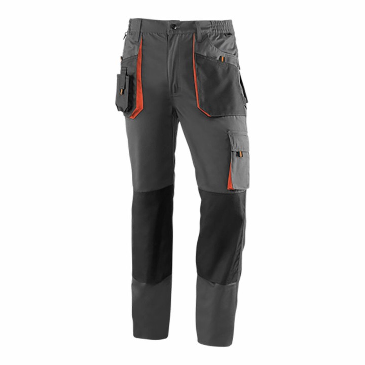Sikkerhedsbukser JUBA Top Range Sort Grå Orange