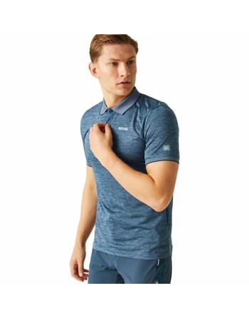 Herren Kurzarm-Poloshirt Regatta Remex II Blau