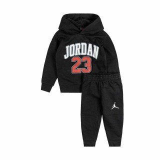 Completo Sportivo per Bambini Jordan Jordan Po Set Nero
