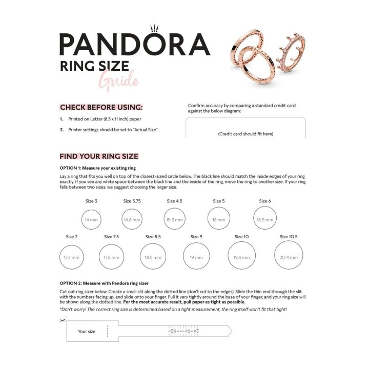 Ladies' Ring Pandora SILVER ING - SIZE 56 16