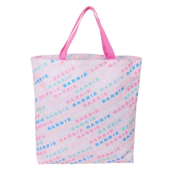 Borsa Donna Barbie Logomania Rosa chiaro 50 x 45 x 10 cm