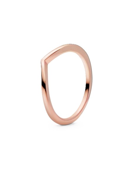 Damenring Pandora WISHBONE 14K ROSE GOLD-PLATED - RING - SIZE 48