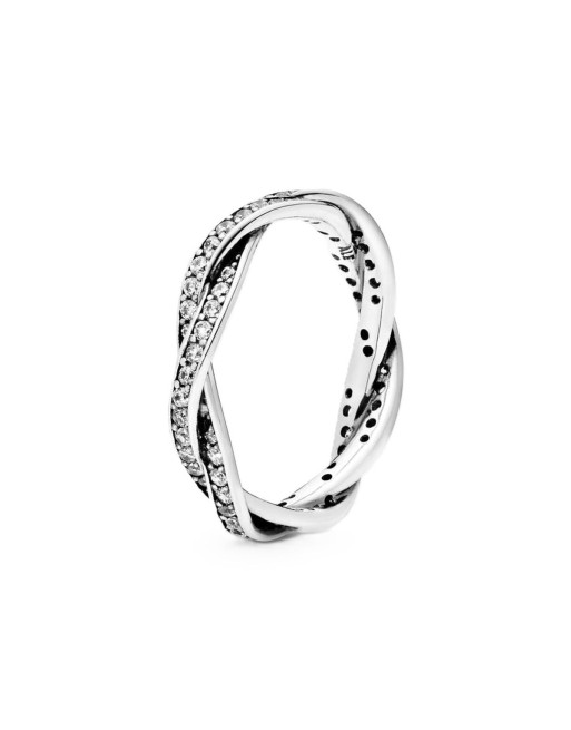 Anello Donna Pandora SPARKLING TWISTED LINES - RING - SIZE 58