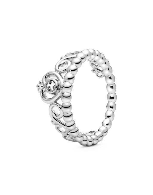 Ladies' Ring Pandora CROWN - RING WITH CUBIC ZIRCONIA - SIZE 58
