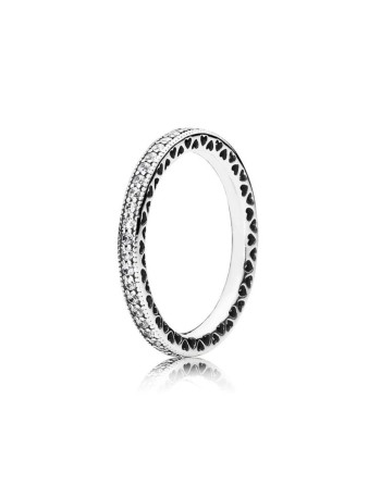 Ring til kvinder Pandora SPARKLE & HEARTS - RING - SIZE 50