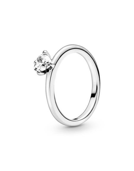 Anello Donna Pandora CLEAR HEART SOLITAIRE - RING - SIZE 48