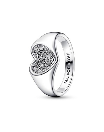 Ladies' Ring Pandora RADIANT HEART PAVE SIGNET - RING - SIZE 52
