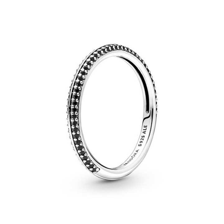 Ring til kvinder Pandora ME COLLECTION BLACK PAVE - RING - SIZE 52