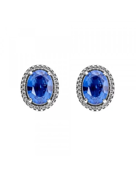 Pendientes Mujer Pandora SPARKLING STATEMENT HALO Plata de ley 925