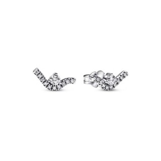 Orecchini Donna Pandora SPARKLING WAVE Argento puro 925