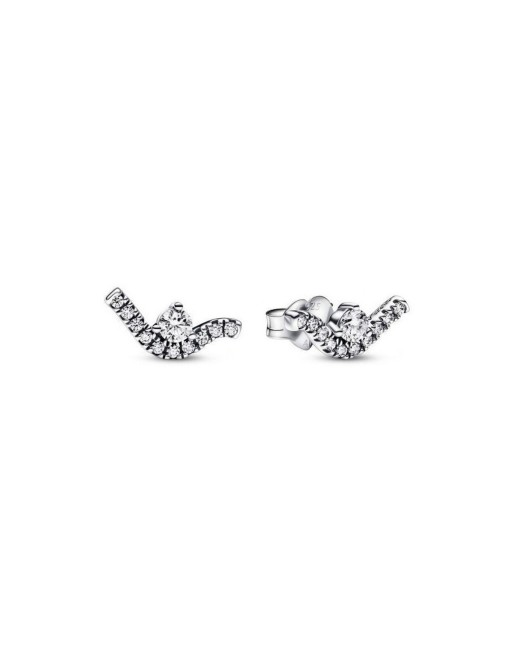 Ladies' Earrings Pandora SPARKLING WAVE Sterling silver 925