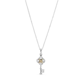 Vedhæng til kvinder Pandora KEY & FLOWER