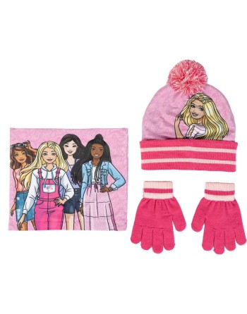 Bonnet enfant Barbie Rose (Taille unique)