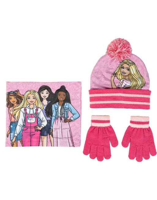 Bonnet enfant Barbie Rose (Taille unique)