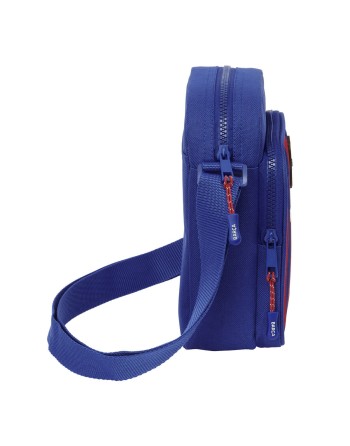Umhängetasche F.C. Barcelona 24/25 Granatrot Marineblau 16 x 22 x 6 cm
