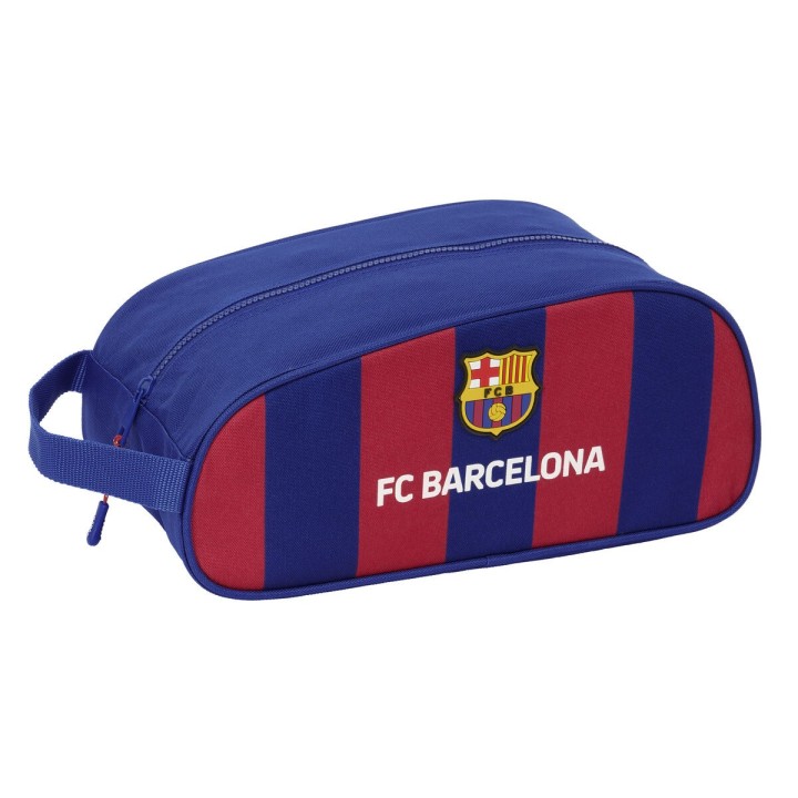 Rejseskotaske F.C. Barcelona Rødbrun Marineblå 34 x 15 x 18 cm