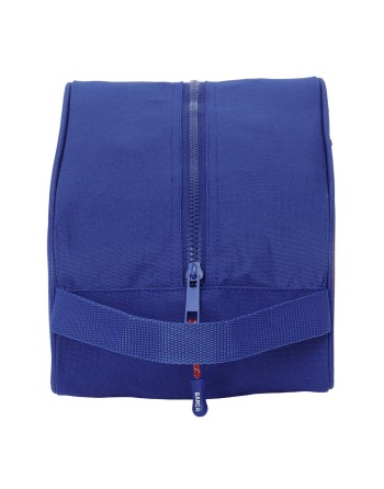 Range-Chaussures de Voyage F.C. Barcelona Bordeaux Blue marine 34 x 15 x 18 cm