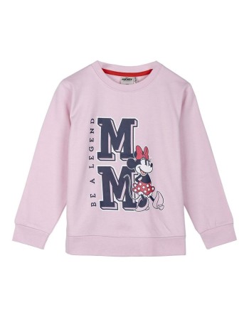 Sudadera sin Capucha Niño Minnie Mouse Rosa