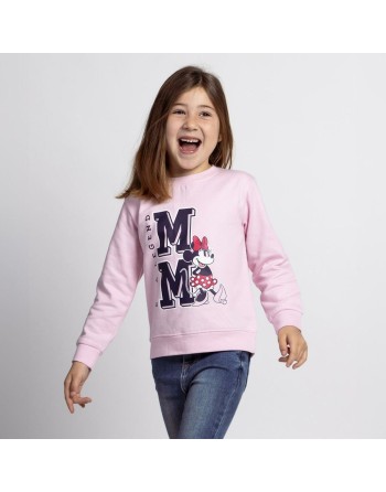 Sweaters uden Hætte til Børn Minnie Mouse Pink