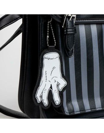 Casual Rygsæk Wednesday Sort 22,5 x 22,5 x 7 cm