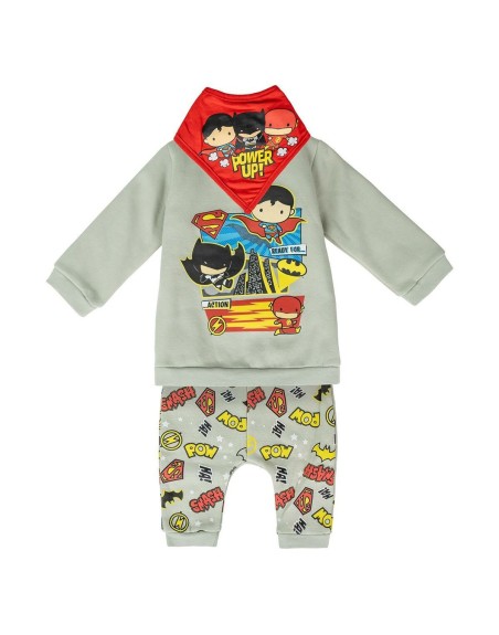 Conjunto Deportivo para Bebé Justice League Gris