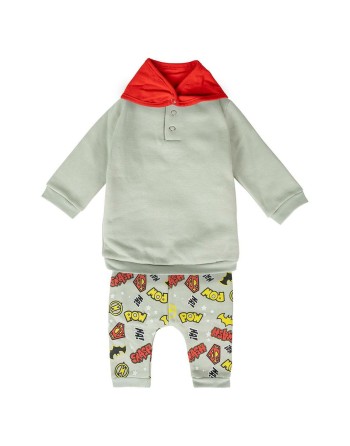 Conjunto Deportivo para Bebé Justice League Gris