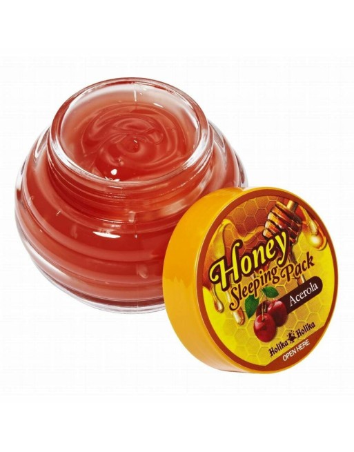 Mascarilla Hidratante de Noche Holika Holika Honey Sleeping Pack Acerola (90 ml)