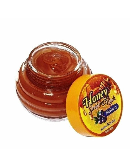 Nat Fugtighedsmaske Holika Holika Honey Sleeping Pack Blåbær (90 ml)