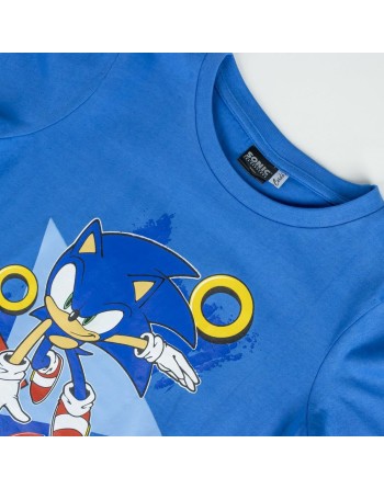 Schlafanzug Für Kinder Sonic Blau