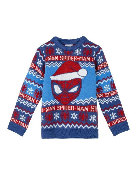 Pull unisex Spider-Man Bleu