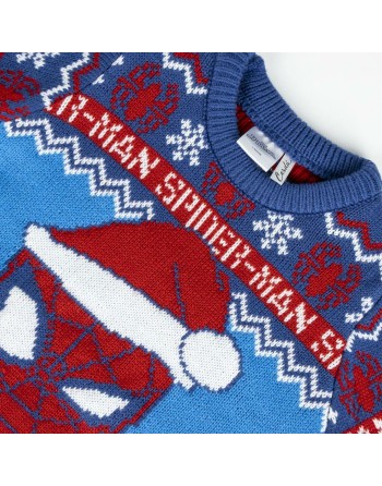 Pull unisex Spider-Man Bleu