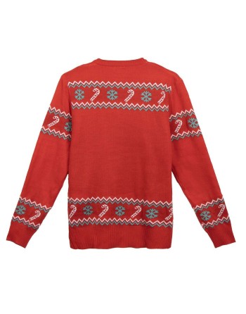 Herren Pullover Stitch Rot