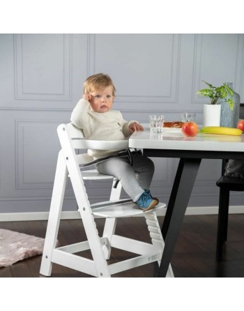 Hochstuhl ROBA Weiß Grau