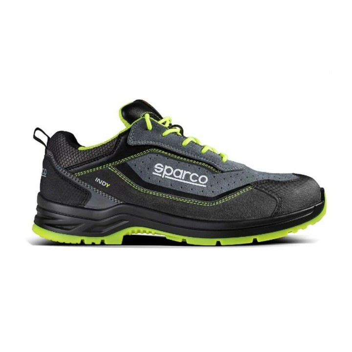 Calzado de Seguridad Sparco INDY S1P ESD Amarillo Gris
