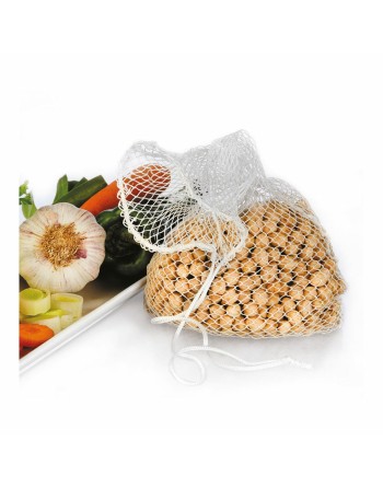 Shopping Bag Ibili 37 x 20 cm Bianco Rete Legumi