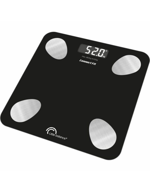 Báscula Digital de Baño Little Balance 8685 Negro 180 kg