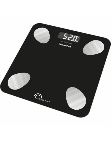 Báscula Digital de Baño Little Balance 8685 Negro 180 kg