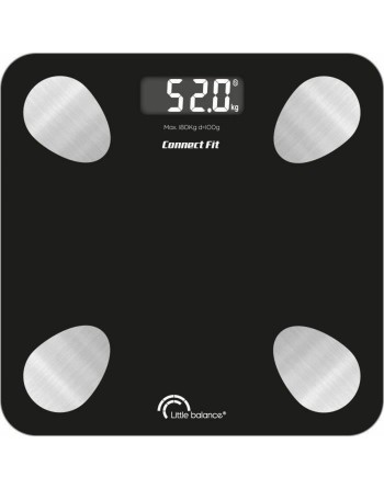 Báscula Digital de Baño Little Balance 8685 Negro 180 kg