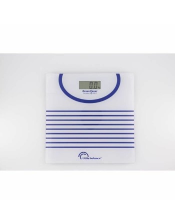 Báscula Digital de Baño Little Balance 8655 Azul/Blanco 180 kg