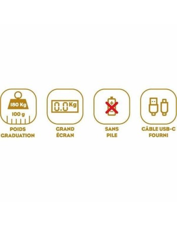 Báscula Digital de Baño Little Balance 8729 180 kg