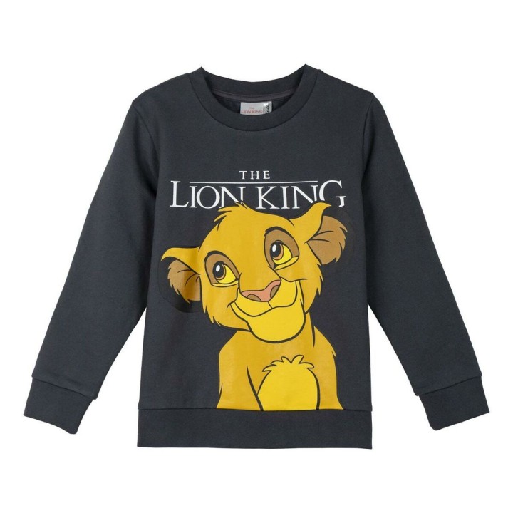 Sweaters uden Hætte til Børn The Lion King Mørkegrå