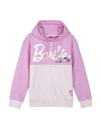 Hættetrøje til Børn Barbie Pink