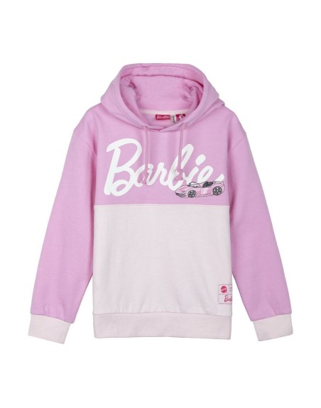 Sweat à capuche enfant Barbie Rose
