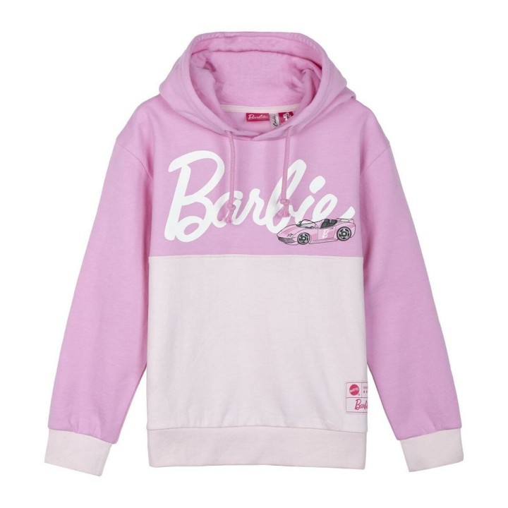 Hættetrøje til Børn Barbie Pink