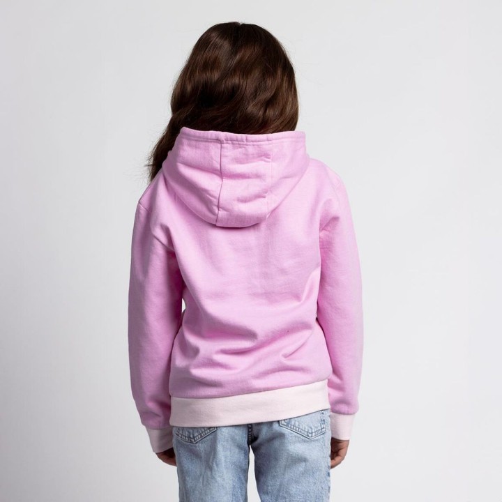 Hættetrøje til Børn Barbie Pink