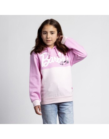 Felpa con Cappuccio Bambino Barbie Rosa