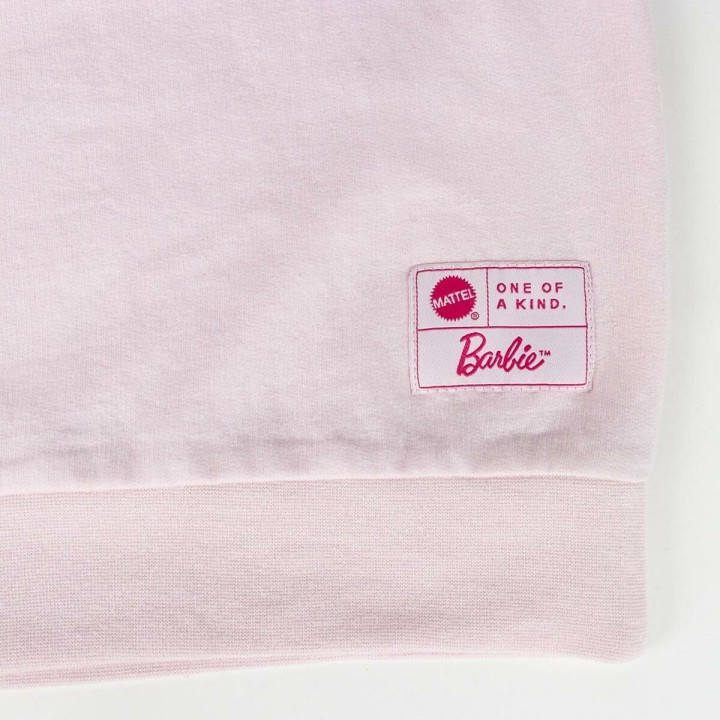 Hættetrøje til Børn Barbie Pink