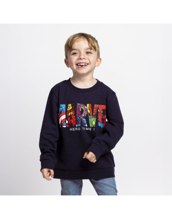 Sweat sans capuche enfant Marvel Bleu foncé